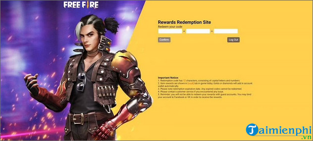 redeem code for free fire every day 8