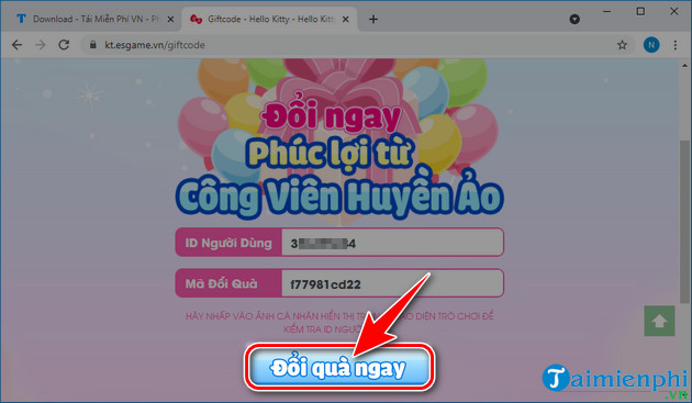 How to enter and enter the code hello kitty is a member of the staff