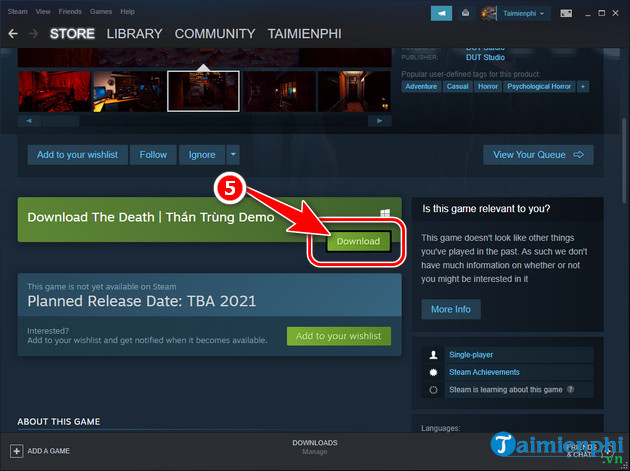 cach cai va choi game than trung the death mien phi
