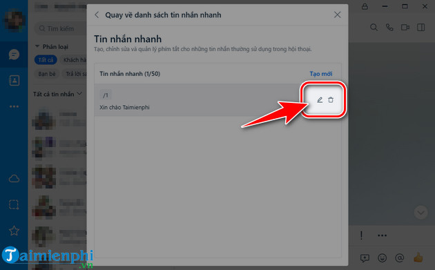 chinh sua tin nhan nhanh tren zalo pc