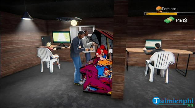 Play internet cafe simulator game for people on iPhone
