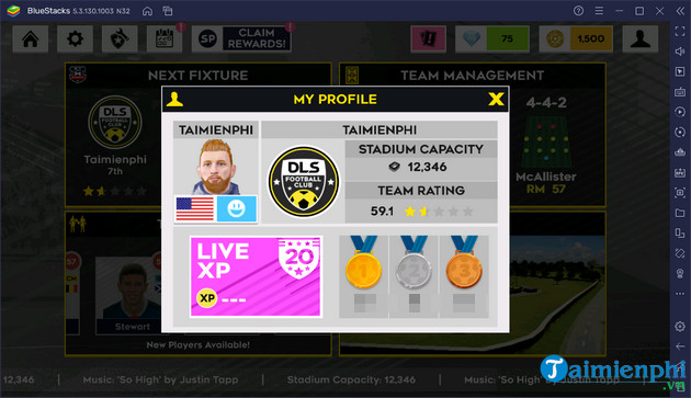 tai game dream league soccer ve may tinh
