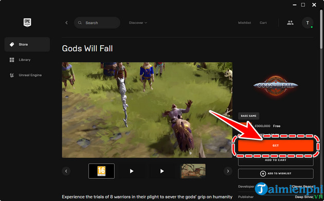 cach choi game gods will fall mien phi tren laptop