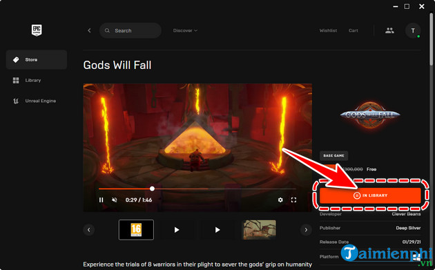 cach tai va choi game gods will fall mien phi