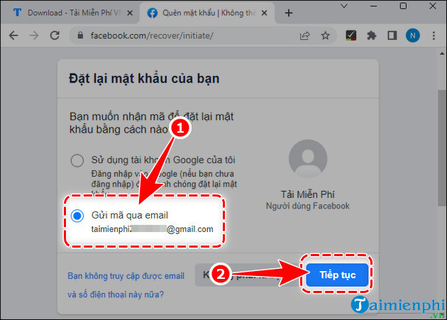 cach lay lai mat khau facebook bang mat khau cu tren iOS