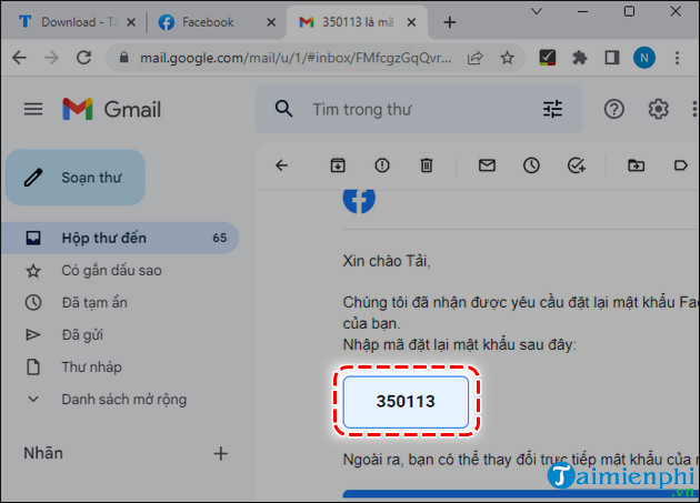 cach lay lai mat khau facebook bang mat khau cu tren iPhone