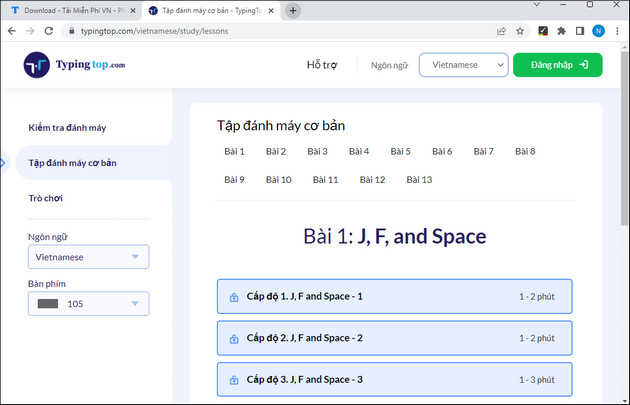 web kiem tra toc do danh may