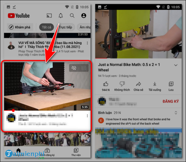 cach tai va cai youtube revanced tren mobile