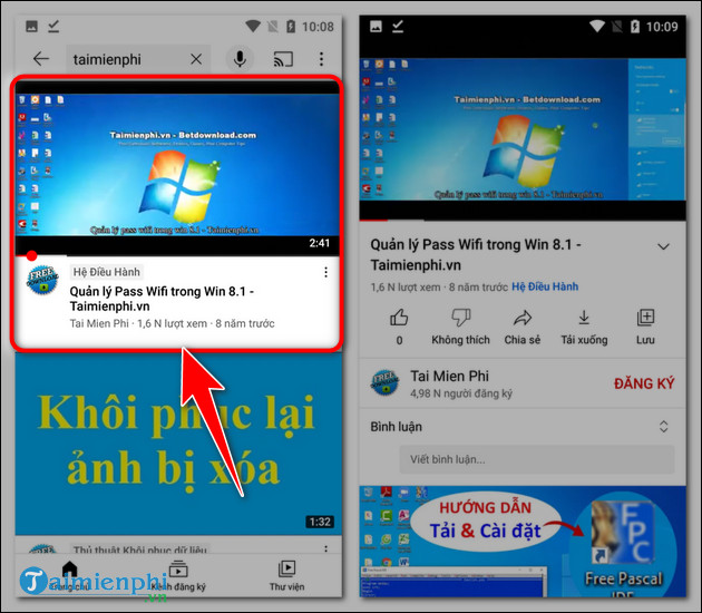 huong dan tai va cai youtube revanced tren dien thoai