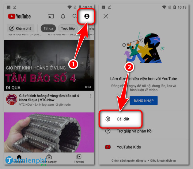 cach tai va cai youtube revanced xem khong quang cao 