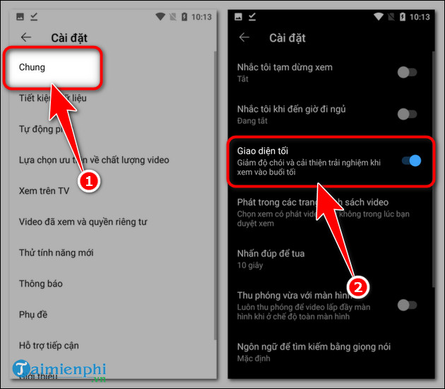 cach tai va su dung youtube revanced
