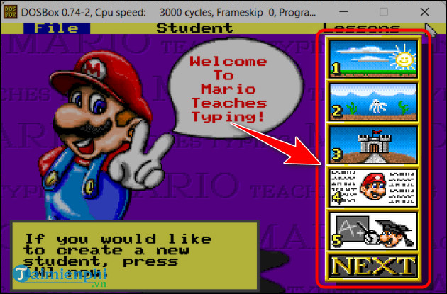 huong dan tai va cai mario teaches typing tren may tinh pc 
