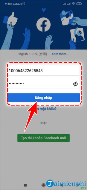 cach lay id facebook tren dien thoai iOS