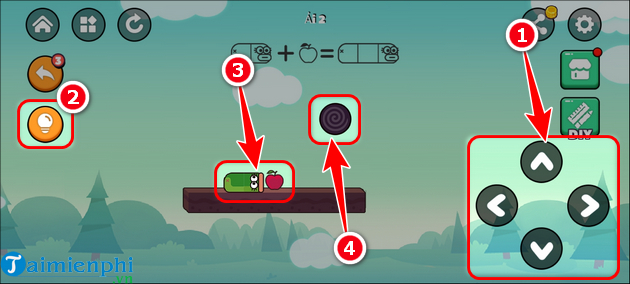 cach tai va choi greedy worm tren mobile