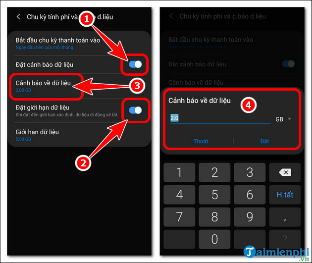 cach gioi han du lieu khi phat wifi tren dien thoai iPhone