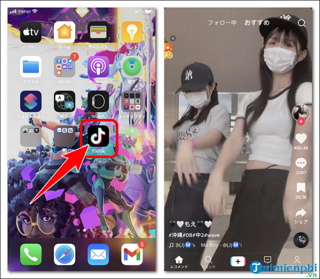 cach tai tiktok nhat ban tren dien thoai Android