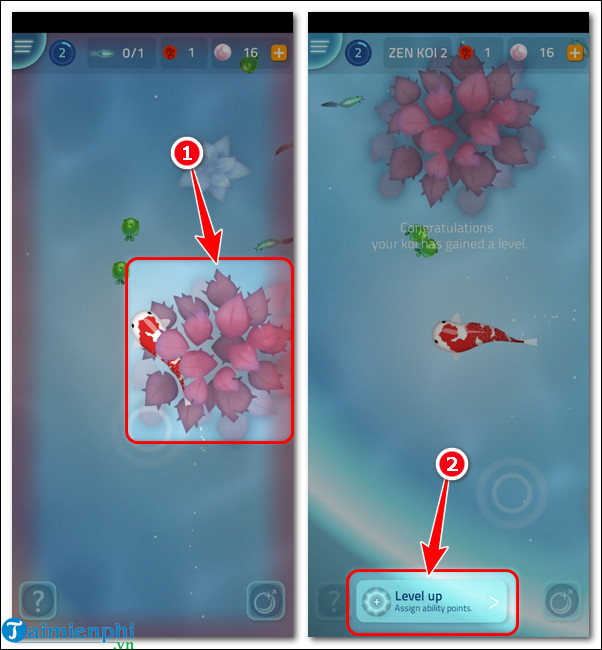 cach tai va choi game zen koi 2 6