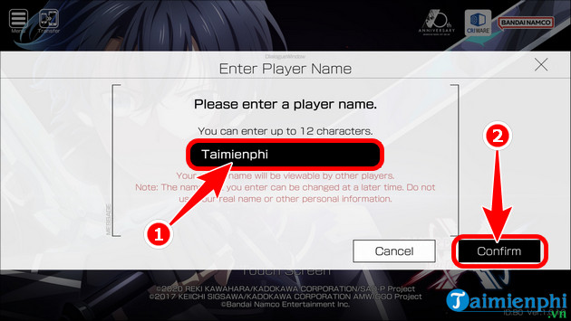 cach tai va cai sword art online vs tren iOS