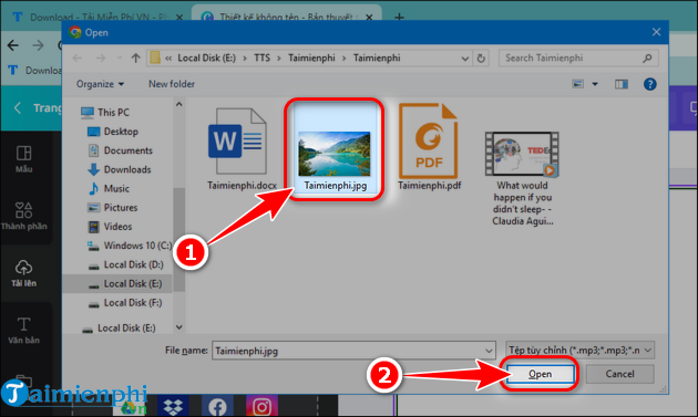 cach tai anh len canva lam cv xin viec