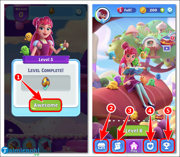 huong dan tai va choi sugar blast tren Android iOS