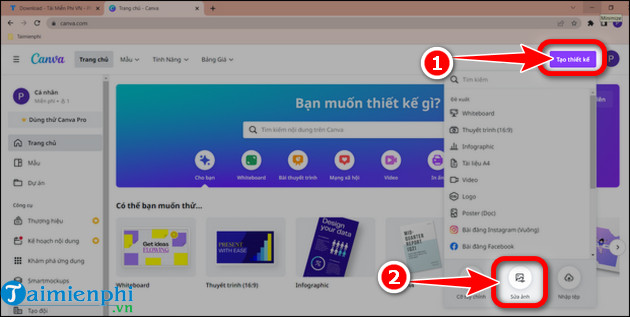 huong dan tao watermark cho anh bang canva