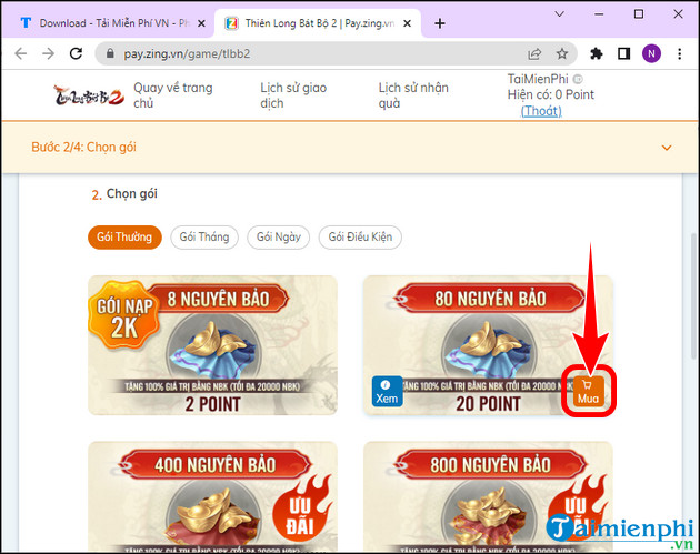 cach nap game thien long bat bo 2 vng nhanh nhat