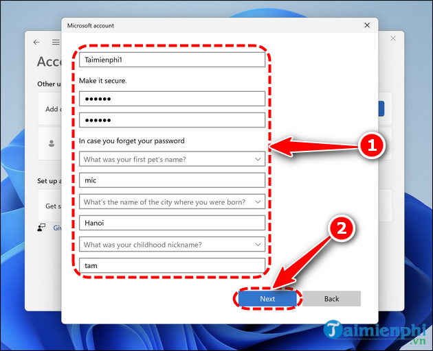 cach tao user moi windows 11 khon can dang nhap