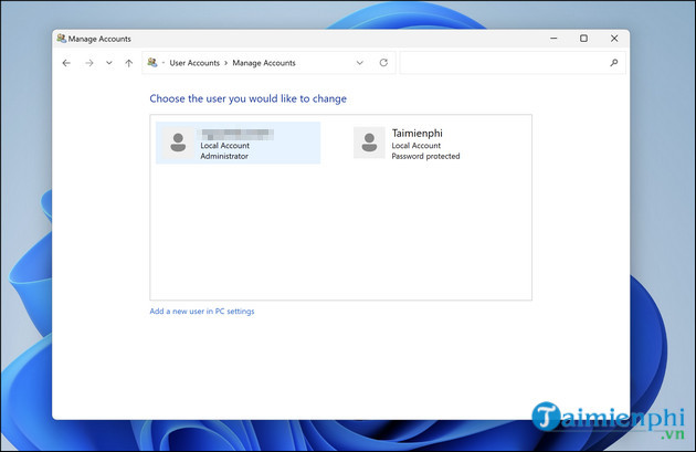 cach them tai khoan nguoi dung win 11 bang Command Prompt