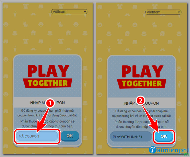 coupon play together Android