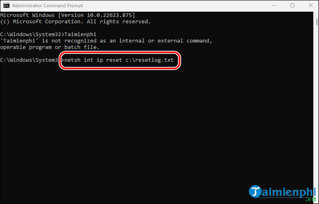 cach reset tcp ip tren windows 10 11 8 7 xp vista 3