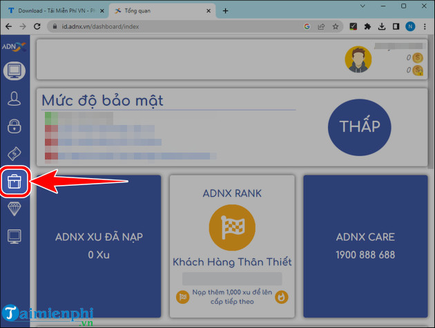 doi code kiem vuong 1 adnx mobile