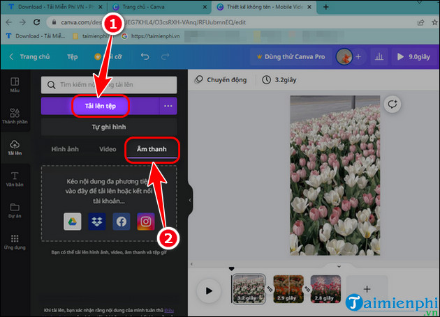 how to join video bar on free online canva