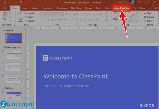 cach cai dat va su dung classpoint tren windows