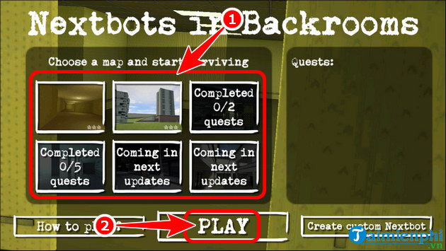 Nextbots in backrooms obunga mod bất tử - chạy nhanh - nhận thưởng