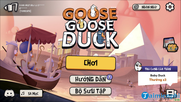 huong dan choi goose goose duck mobile