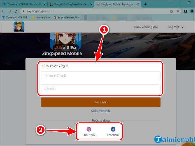 cach nap zingspeed mobile nhanh nhat