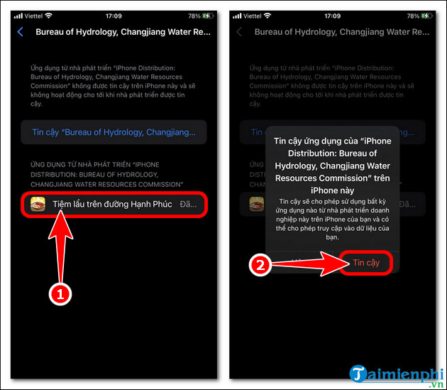 download mod tiem lau duong hanh phuc ios