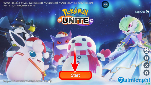 cach choi pokemon unite apk tren Android