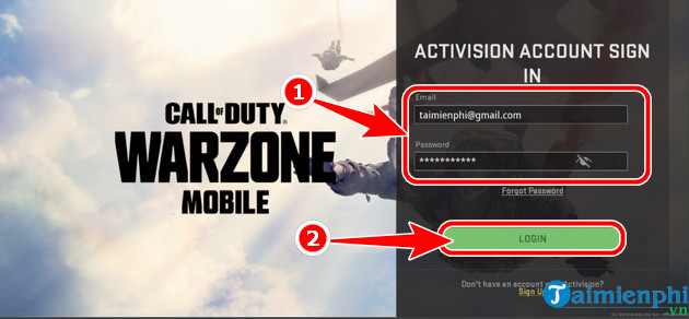 cach choi call of duty warzone mobile tren dien thoai iPhone