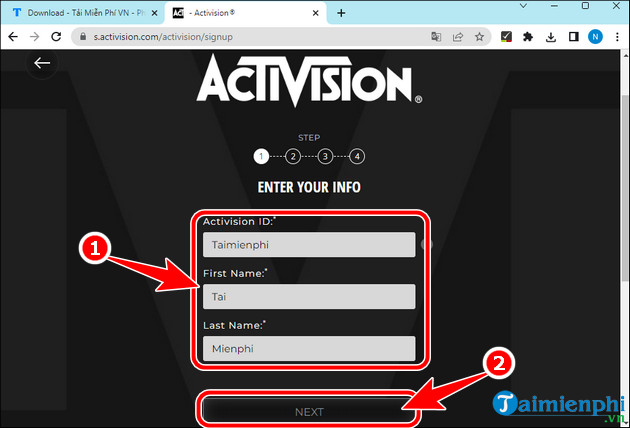 cach dang ky tai khoan activision moi nhanh nhat