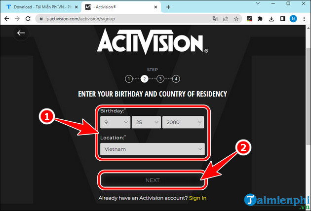 cach tao account activision moi nhanh nhat