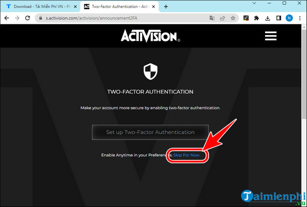 cach dang ky tai khoan activision choi game