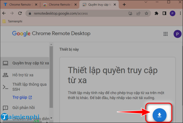 cach cai chrome remote desktop win 10