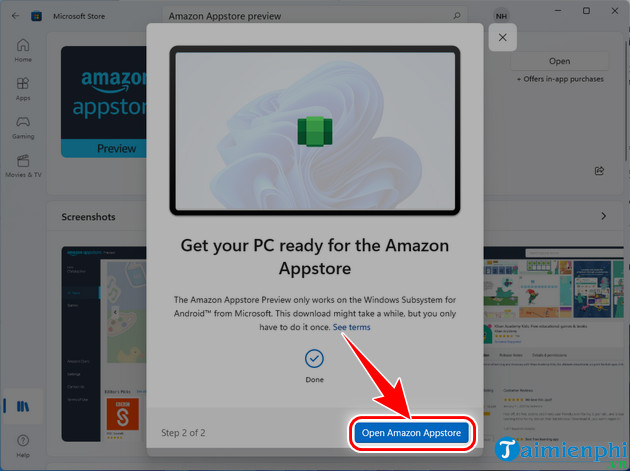 cach su dung amazon appstore tren windows 11