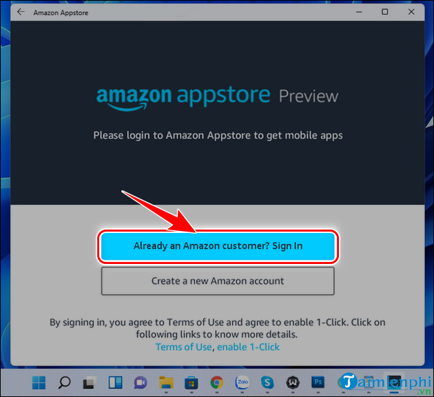 cach su dung amazon appstore tren win 11