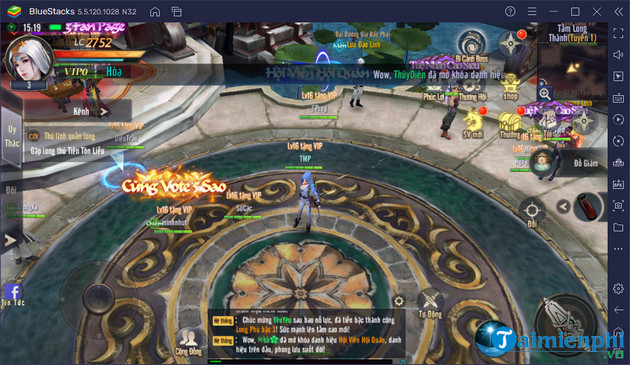 cach tai va cai dat game tam long quyet tren BlueStacks