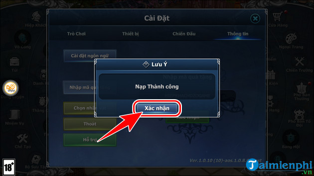 Code Hiệp Khách Mobile DzoGame mới nhất 9 giftcode game hiep khach mobile mobile