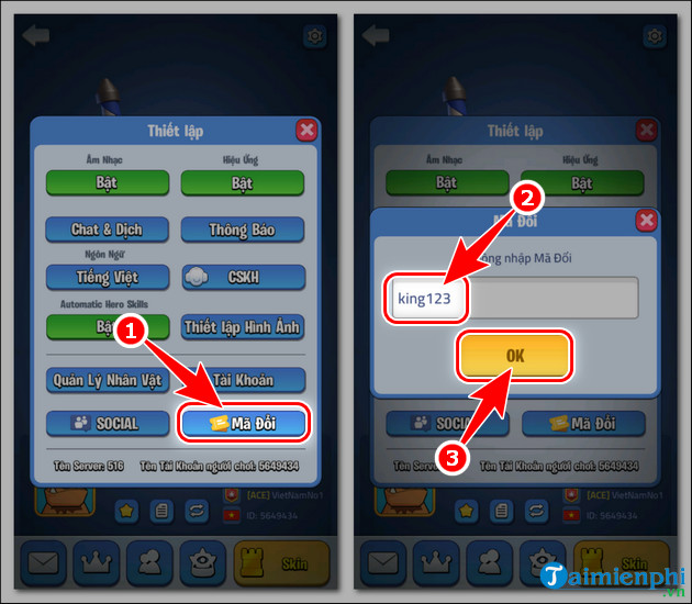 Code Kingdom Guard mới nhất, Gift Code nhận Kim Cương, Vé Chiêu Mộ Cao