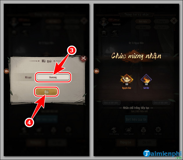 su dung ma code than cong cua ta moi nhat