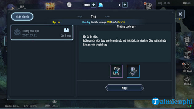 giftcode game dau la vng dau than tai lam